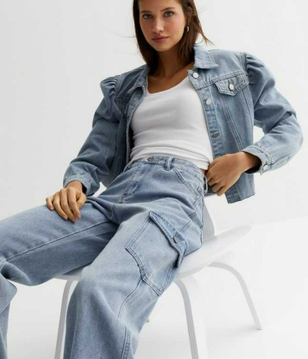 شلوار جین کارگو زنانه