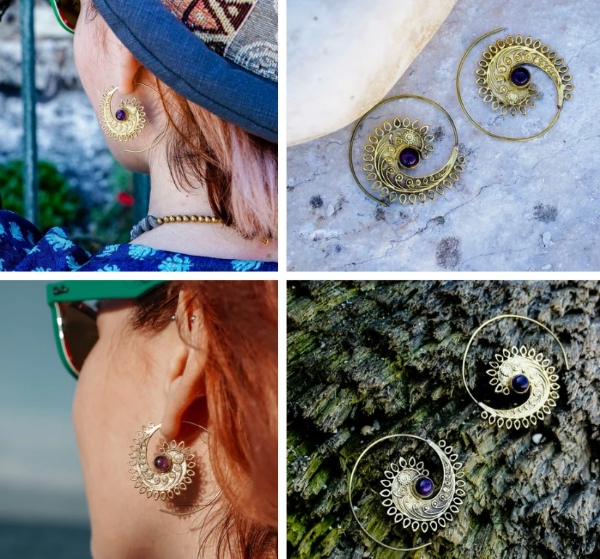 گوشواره مارپیچی