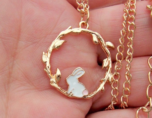 مدل گردنبند خرگوشی طلا زیبا
