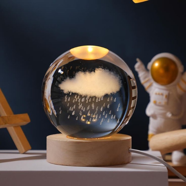 مدل چراغ خواب حبابی مدل ابر بارانی زیبا