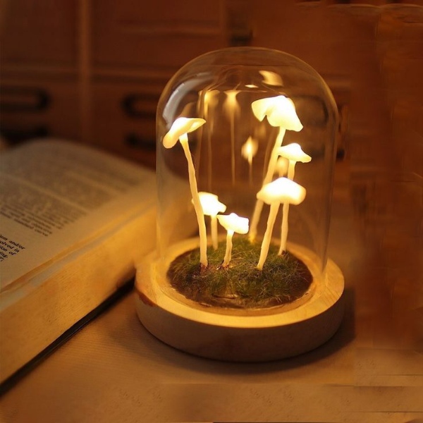 مدل چراغ خواب قارچی زیبا حبابی