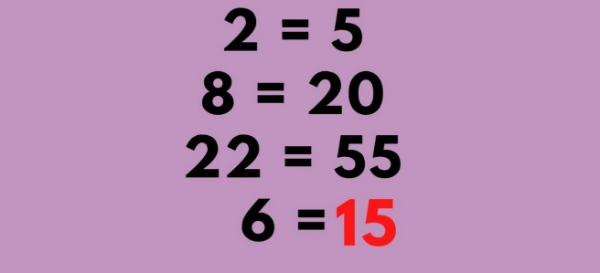 جواب معمای تساوی ریاضی ۶ =؟ 