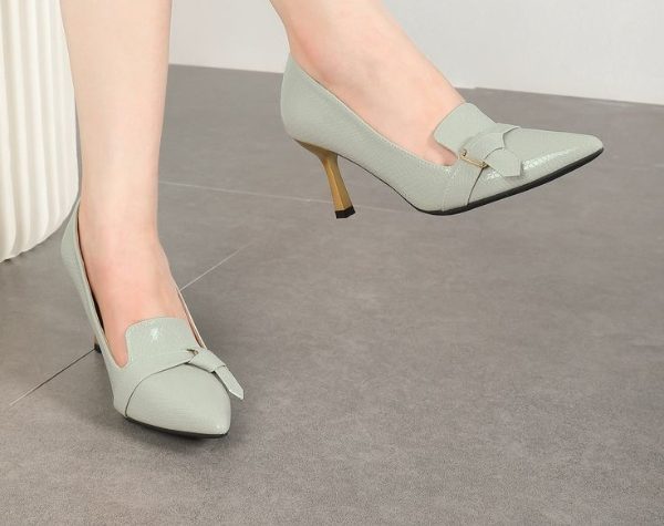 مدل کفش پاشنه بلند مجلسی ورنی زیبا