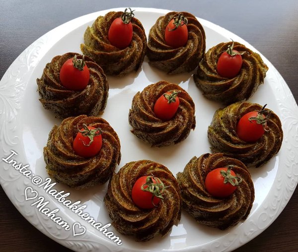 دیزاین کوکو سبزی قالبی