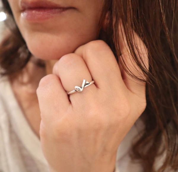 مدل انگشتر مینیمال نوت موسیقی زیبا