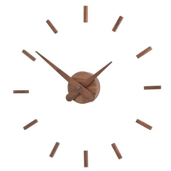 ساعت چوبی بدون صفحه