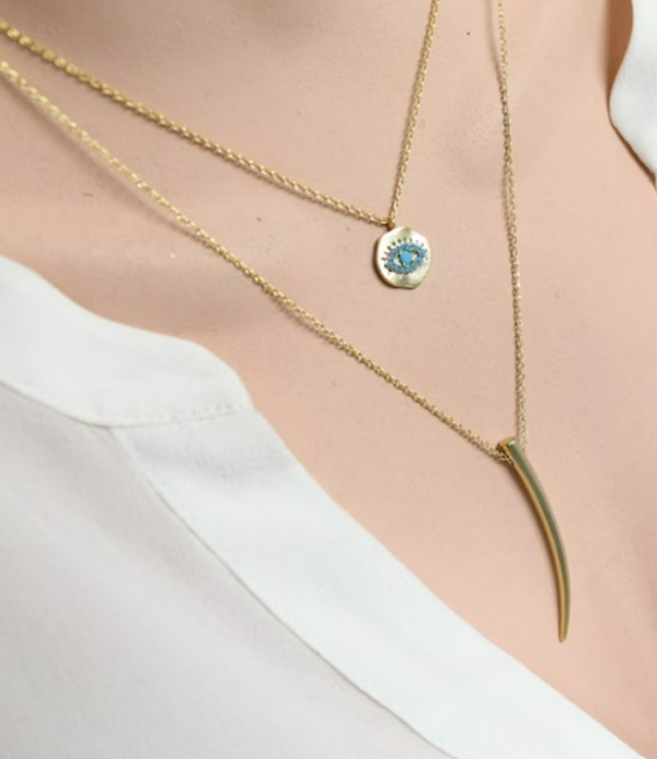 گردنبند طلای عاج فیل