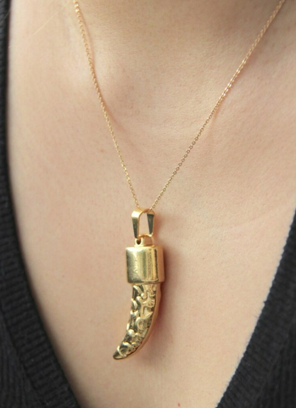 گردنبند طلای عاج فیل