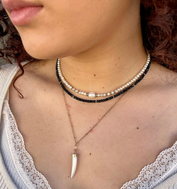 گردنبند طلای عاج فیل