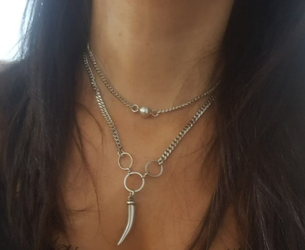 گردنبند طلای عاج فیل