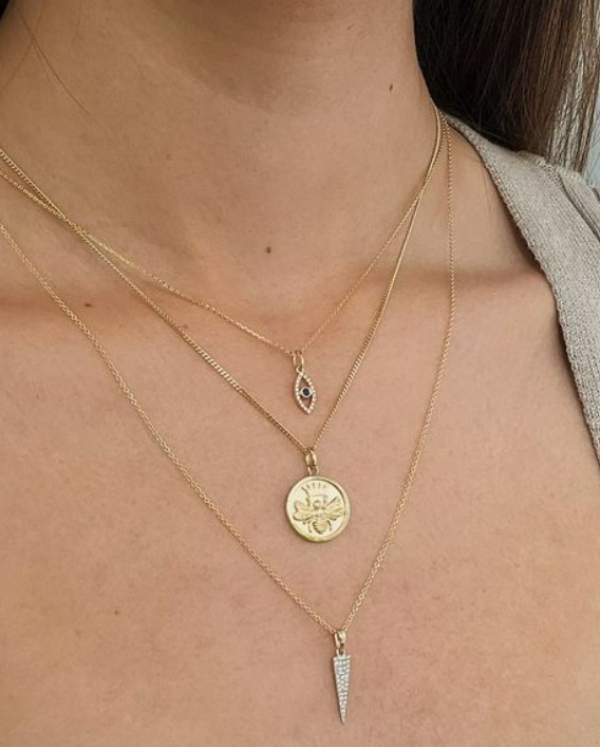 گردنبند طلای عاج فیل