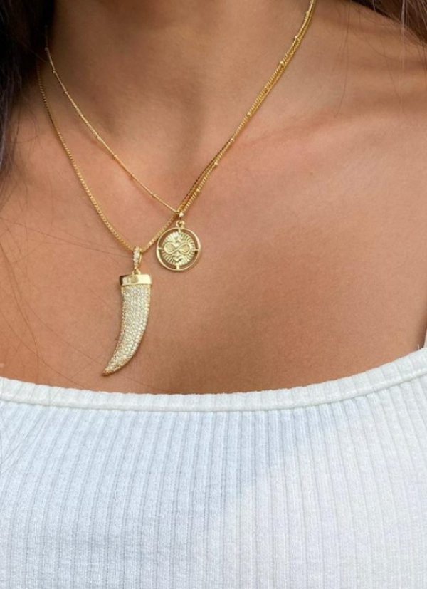 گردنبند طلای عاج فیل