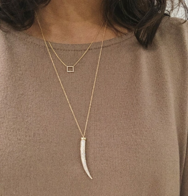 گردنبند طلای عاج فیل