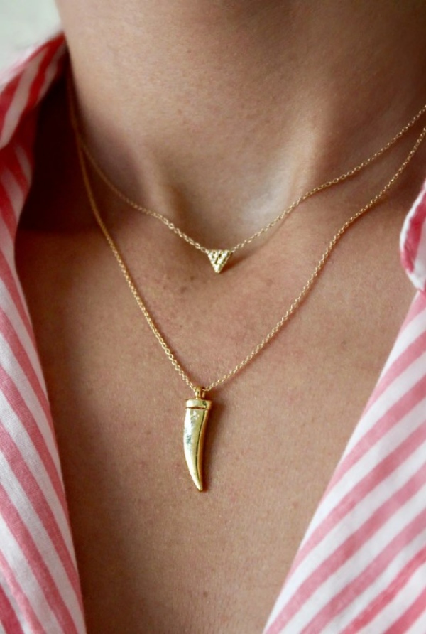 گردنبند طلای عاج فیل