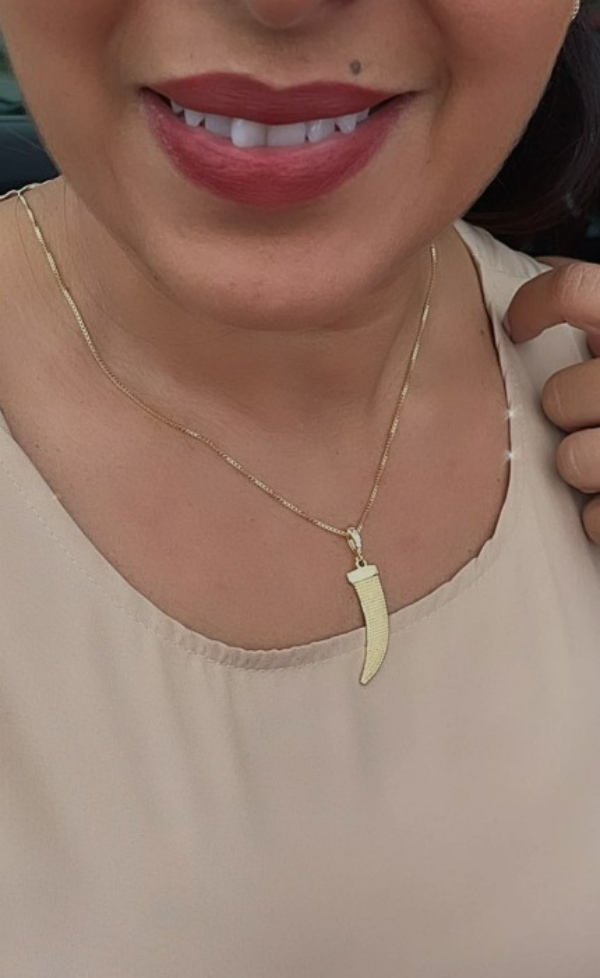 گردنبند طلای عاج فیل