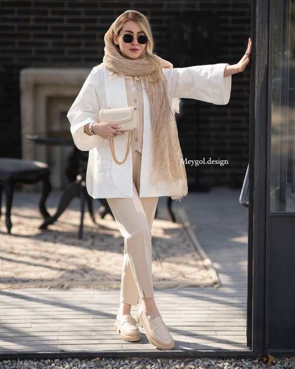 کت مجلسی سفید رنگ