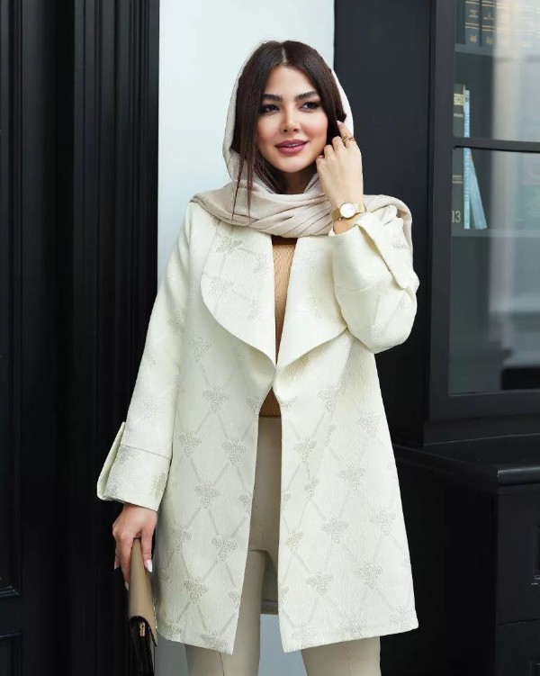 مانتو مجلسی سفید