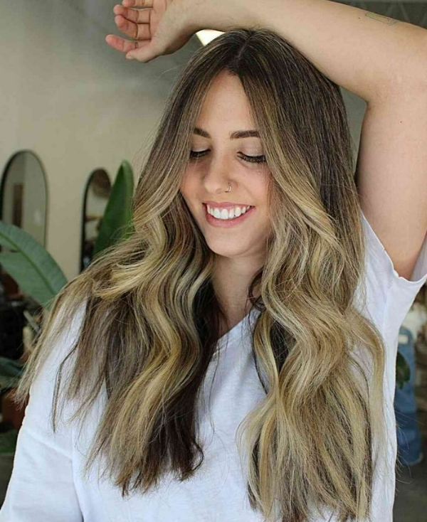 رنگ موی بروند بالیاژ