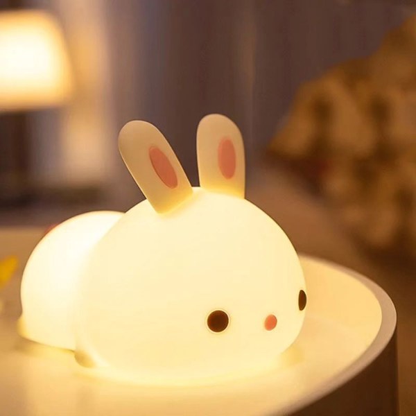 چراغ خواب خرگوش کوچولوی سیلیکونی 