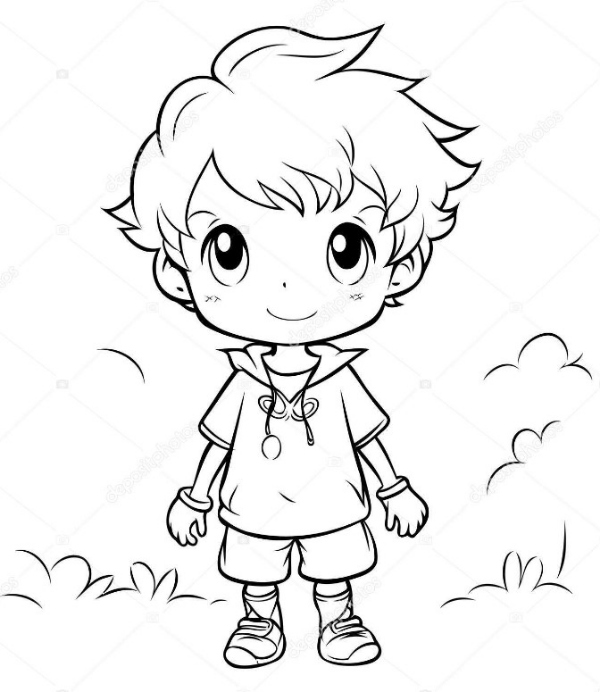 نقاشی پسرانه
