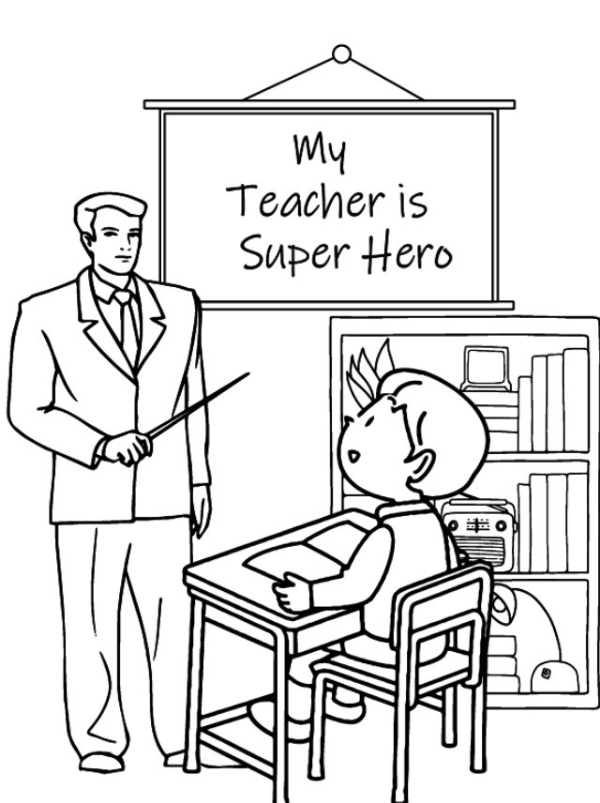 نقاشی در مورد روز معلم