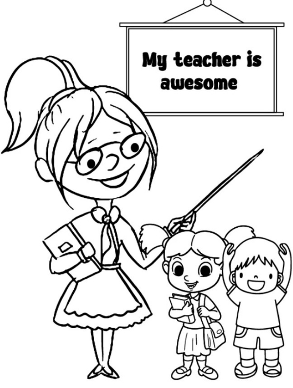 نقاشی در مورد روز معلم
