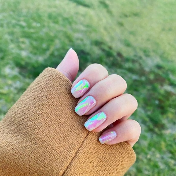 ناخن شیک طرح یخ