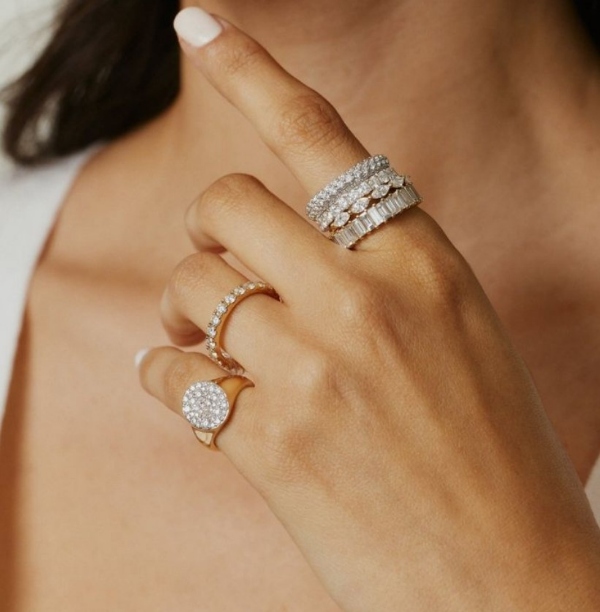 انگشتر شیک برای انگشت کوچک