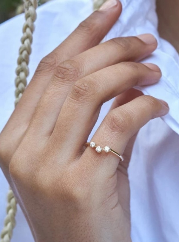 انگشتر شیک برای انگشت کوچک