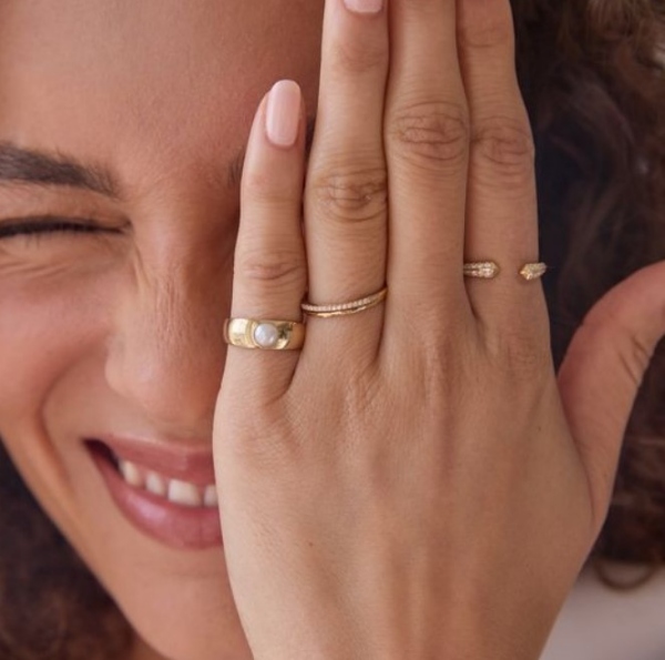 انگشتر شیک برای انگشت کوچک