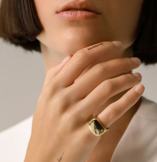 انگشتر شیک برای انگشت کوچک