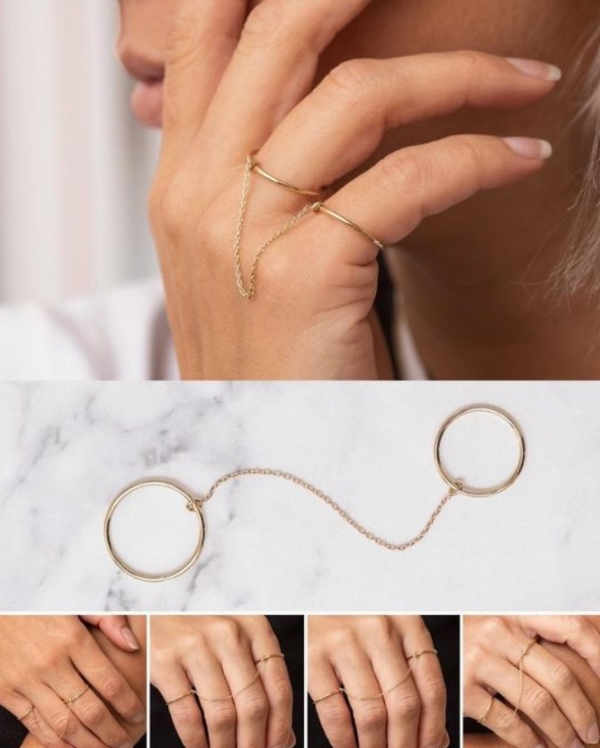 انگشتر شیک برای انگشت کوچک