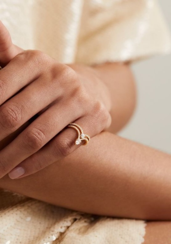 انگشتر شیک برای انگشت کوچک