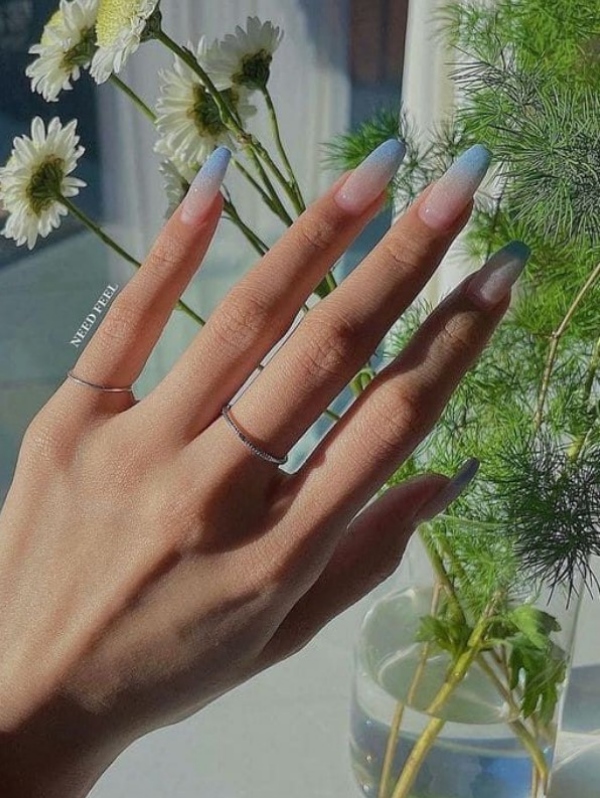 مانیکور شیر بلوبری