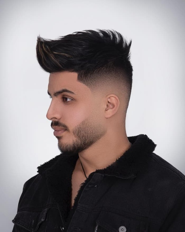 مدل موی اسپایکی پومپادور مردانه