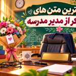 عکس تشکر از مدیر مدرسه