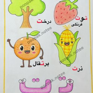 100 کلمه سخت و آسان با (تـ ، ت) برای کلاس اول دبستان - ستاره