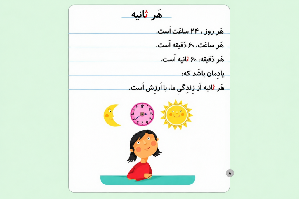 متن 4 روانخوانی حرف ث 