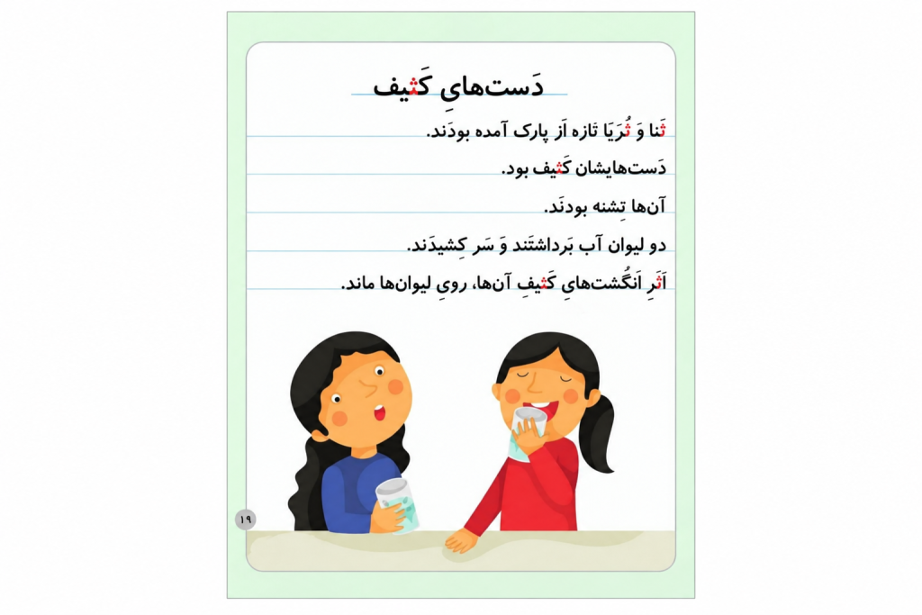 متن 6 روانخوانی حرف ث 