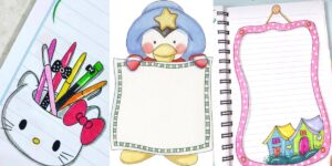 تزیین دفتر املا