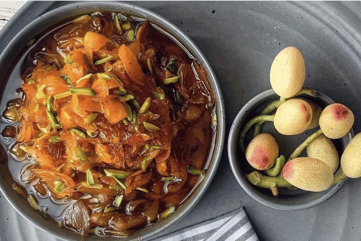 مربای پوست پسته