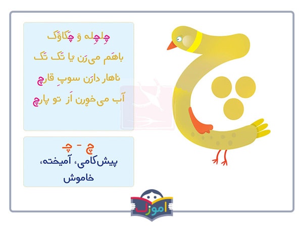 نقاشی با حرف چ