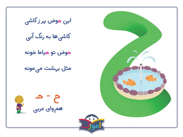 نقاشی با حرف ح