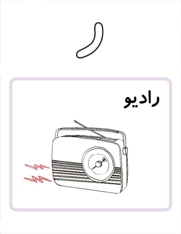 نقاشی با حرف ر