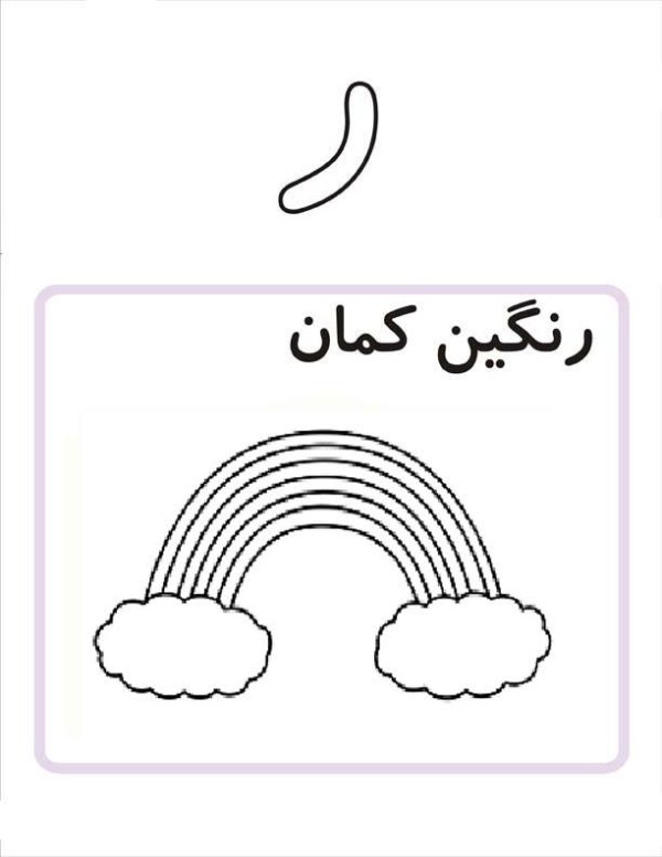 نقاشی با حرف ر