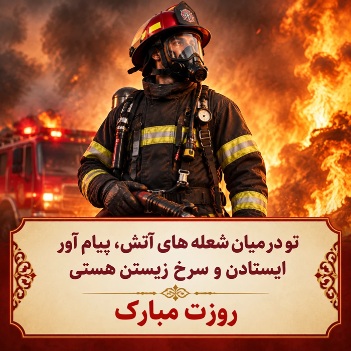 تبریک روز اتش نشان