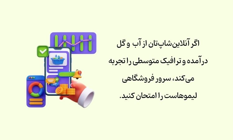 سرور فروشگاهی برای فروشگاه اینترنتی متوسط 