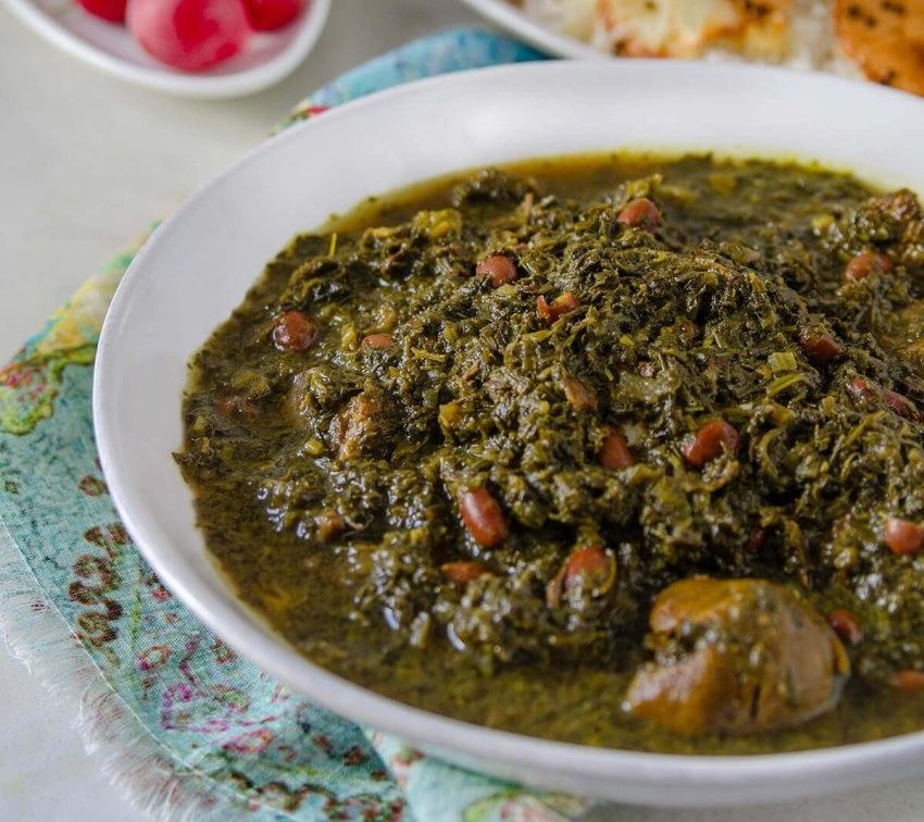 خورش قرمه سبزی بدون گوشت