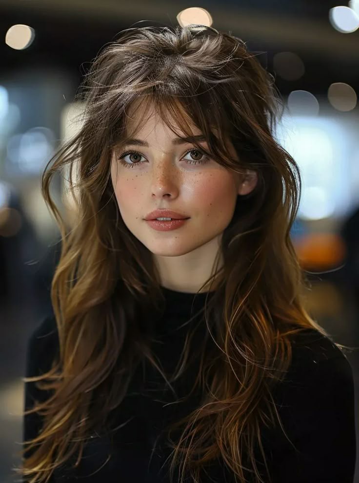 مدل مو زیر شال برای صورت گرد