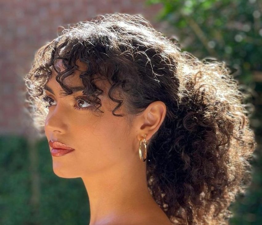 مدل مو زیر شال برای صورت گرد